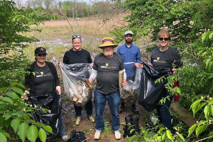 Buffs giving back