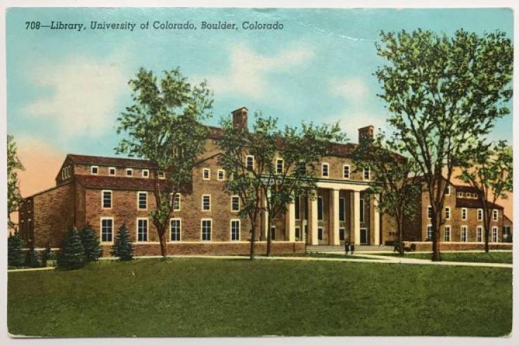 Norlin Library postcard
