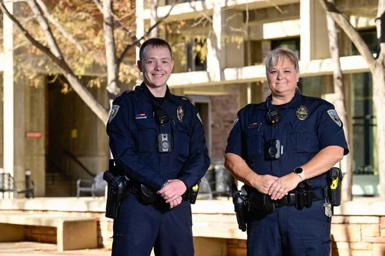 CU Mother and Son Police Officers