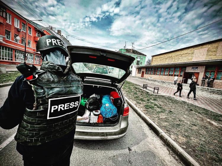 Filming in Ukraine
