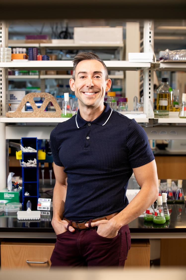 Wil Srubar of CU Boulder's Living Materials Laboratory