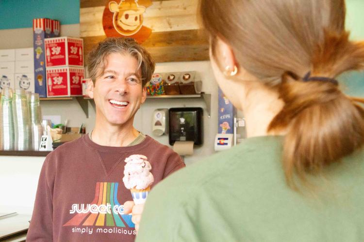Drew Honness, founder of Sweet Cow