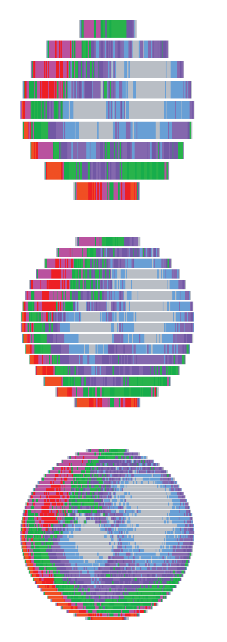 Digital illustrations of Pluto