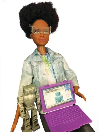 Scientist barbie doll