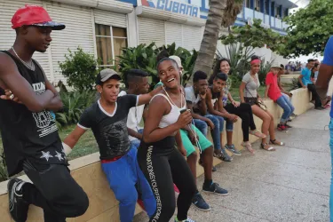 Teenagers in Cuba