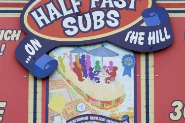 Half Fast Subs shop on The Hill