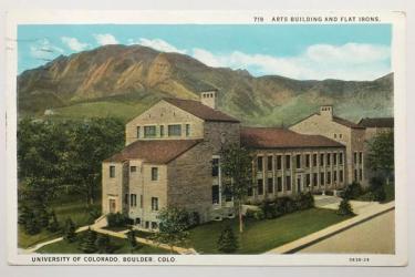 Hellems dorm postcard