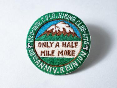 The Hiking Club patch