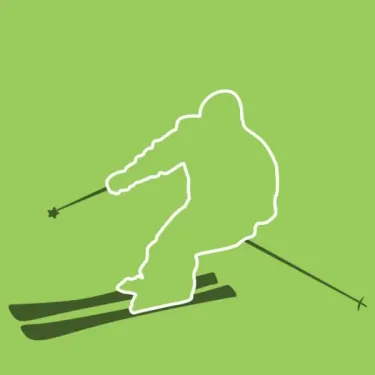 Skiier logo