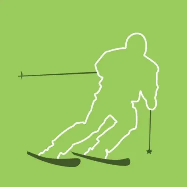 Skiier logo