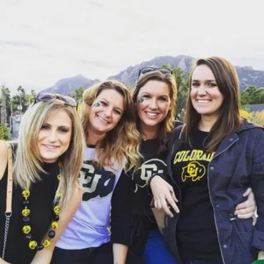 Family on campus for gameday