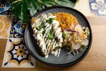 Casa Bonita Green Enchiladas Entree
