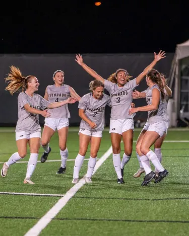 Colorado Womens Soccer Team Celebration