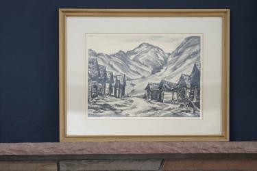 Muriel Sibell Wolle drawing
