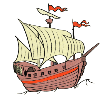 illustration of a ship