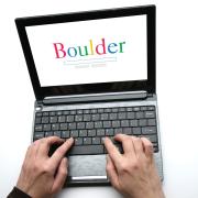 Boulder in Google letters