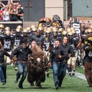 Ralphie Run at a football game