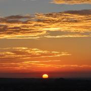 sunrise on horizon