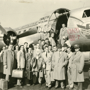 football travel in 1949 