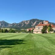 Koebel Building with Flatirons in the background