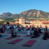 rooftop yoga