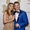 Ben Whitehair and partner Jess Hoover at the SAG awards