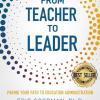 The cover is white with patterns of dots in a circle of multiple colors and the words "from teacher to leader" in large print