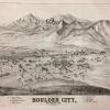 Old map of Boulder 