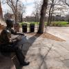 Robert Frost Statue CU Boulder