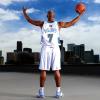 Chauncey Billups in parking lot