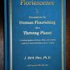 Floriescence cover; blue with gold lettering