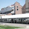 Tent with Folsom Field in the Background