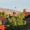 Old Main in the summer 