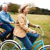 elderly bike riders