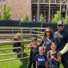 Jackson family with Ralphie the buffalo