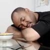 man sleeping