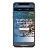 Forever Buffs Network open on a cell phone