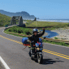 Rob Shearon on his scooter 