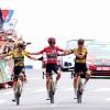Sepp Kuss winning the Vuelta de España