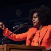 Viola Davis speaks at CU