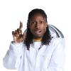 Dr. Sammy with bees