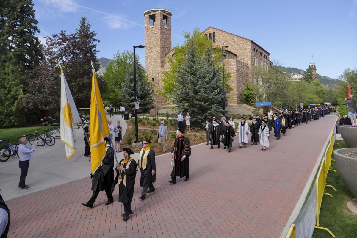 Marshal Bud Coleman leading the procession