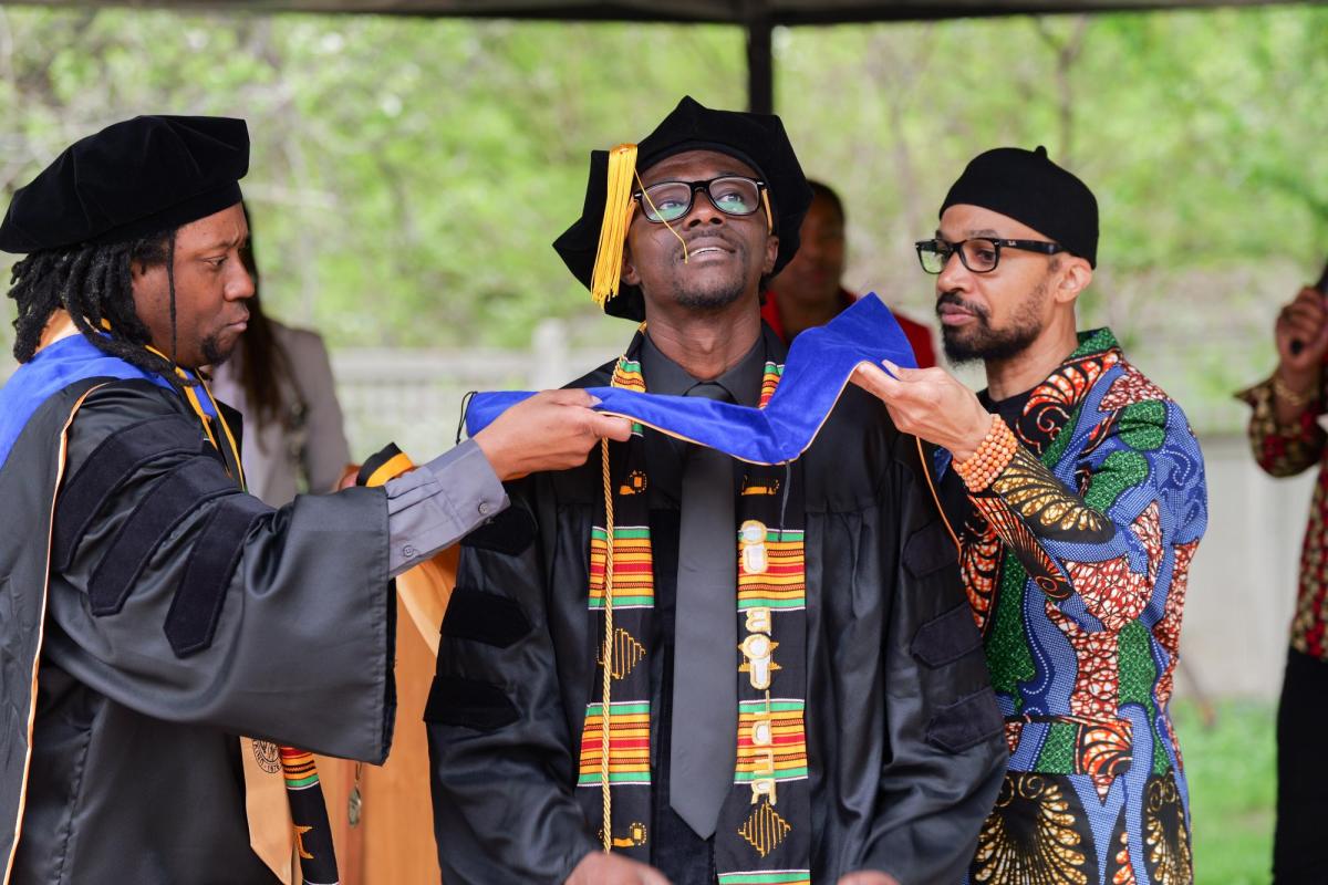 Graduates at the Black Graduation