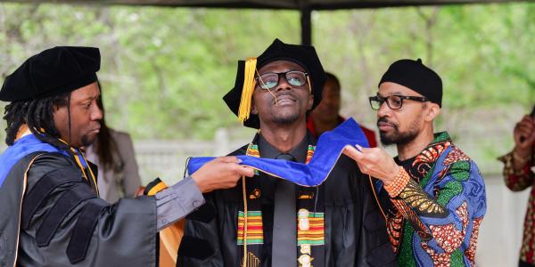 Graduates at the Black Graduation