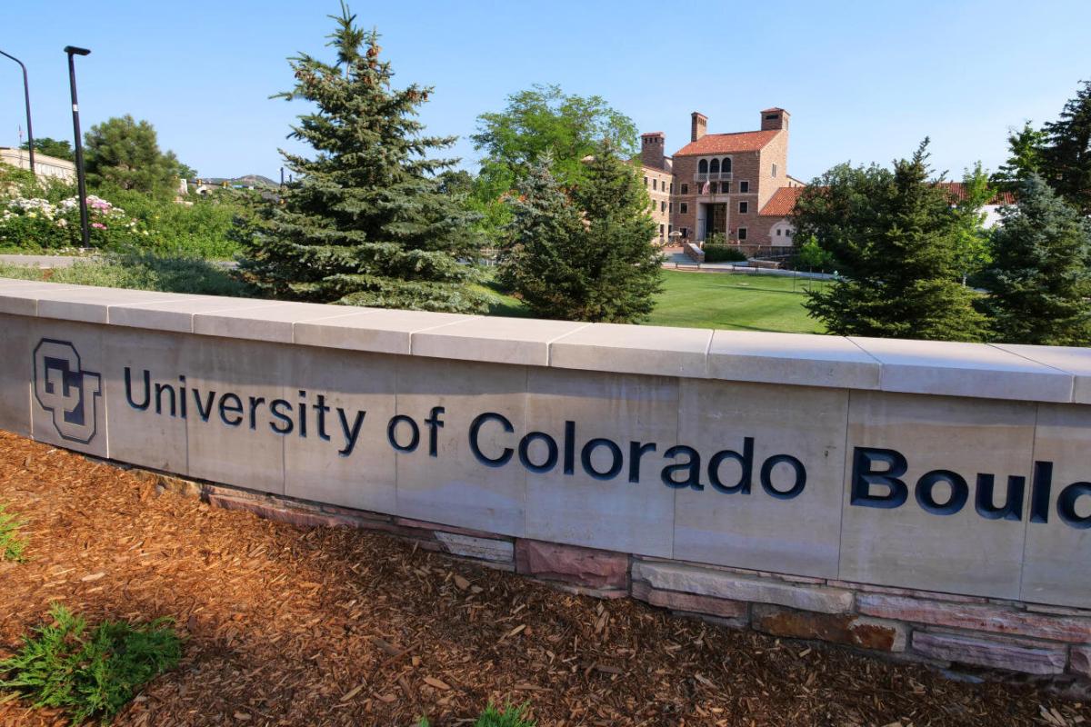 CU Boulder Sign