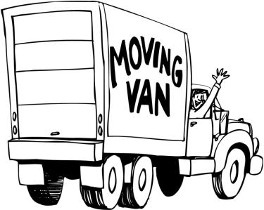 Moving van image
