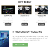 Procurement homepage