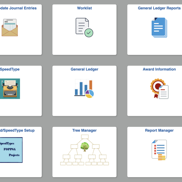 peoplesoft main menu