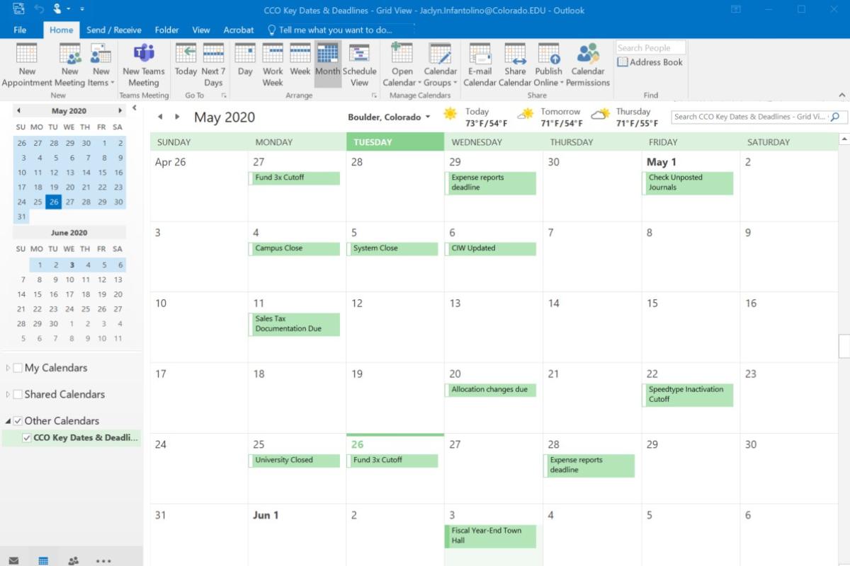 Generic calendar