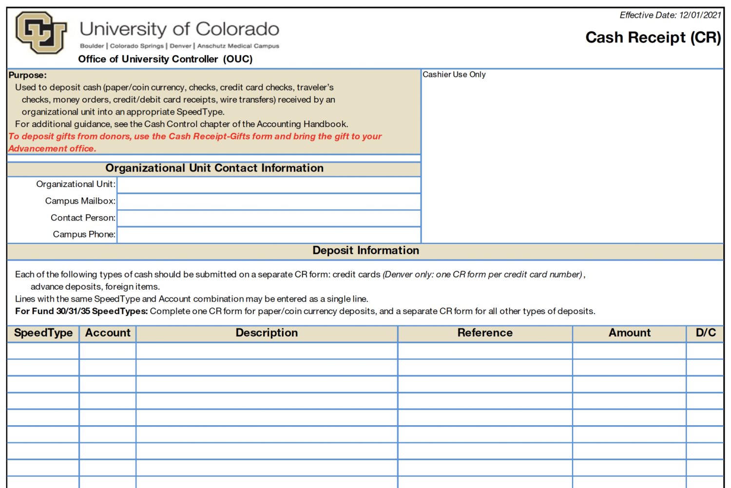 cash receipt form